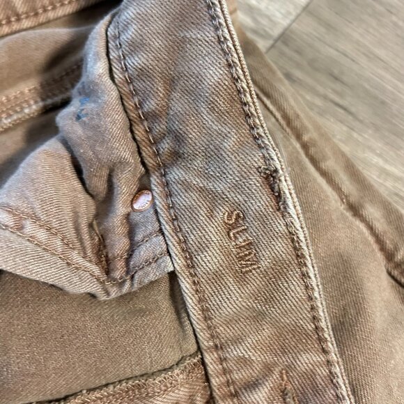 American Eagle Slim Fit 33x30 Tan - Picture 5 of 6